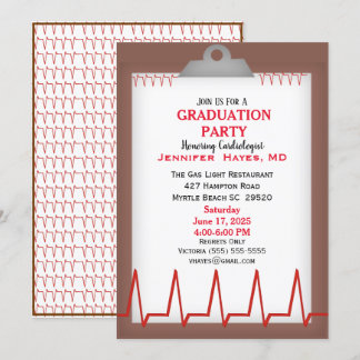 Invitación a la fiesta de graduación del Médica ca