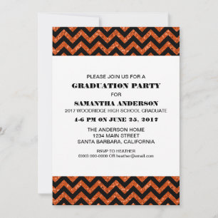 Invitación a la fiesta de graduación del Purpurina