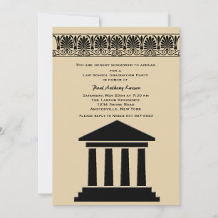 Invitación a la fiesta de graduación del Salón de