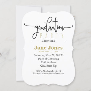 Invitación a la fiesta de graduación del SCRIPT MO
