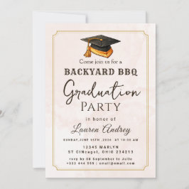 Invitación a la Fiesta de Graduación en el Jardín 