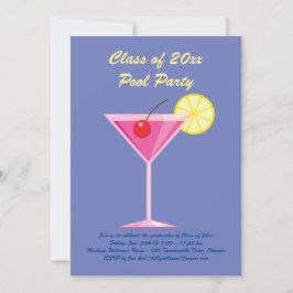 Invitación a la fiesta de graduación en grupo en m