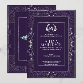 Invitación a la fiesta de graduación - Estilo Gats