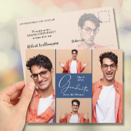 Invitación a la fiesta de graduación fotográfica