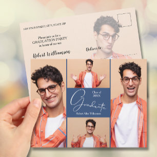 Invitación a la fiesta de graduación fotográfica
