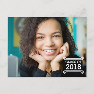 Invitación a la fiesta de graduación fotográfica.