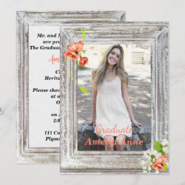 Invitación a la fiesta de graduación fotográfica