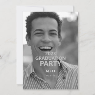 Invitación a la fiesta de graduación fotográfica 2