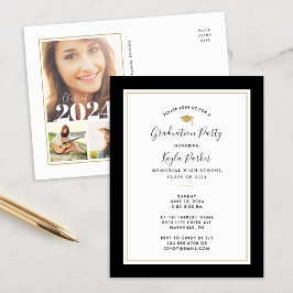 Invitación a la fiesta de graduación fotográfica B