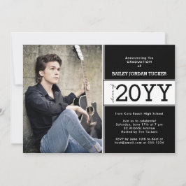 Invitación a la fiesta de graduación fotográfica d