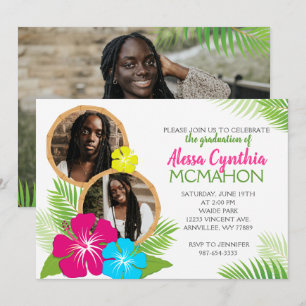Invitación a la fiesta de graduación fotográfica d