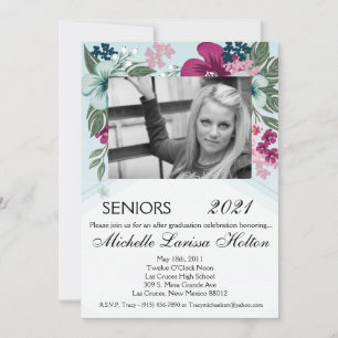 Invitación a la fiesta de graduación fotográfica d