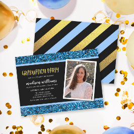 Invitación a la fiesta de graduación fotográfica d
