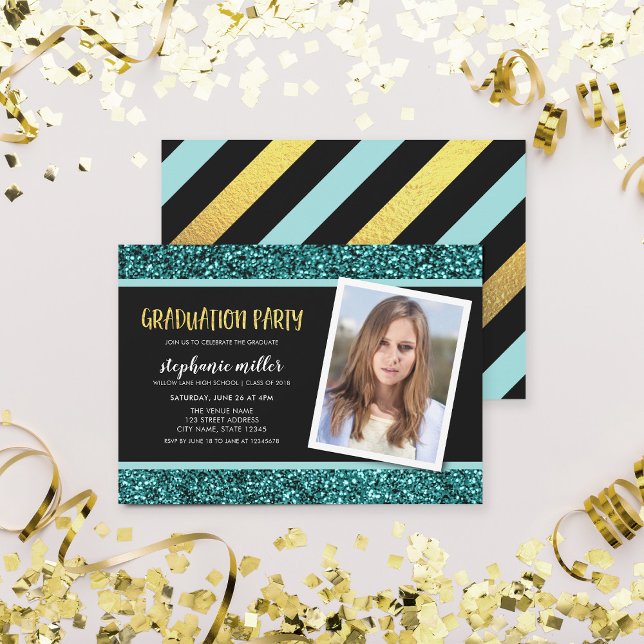 Invitación a la fiesta de graduación fotográfica d (Subido por el creador)