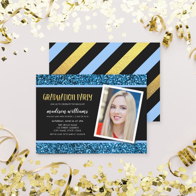 Invitación a la fiesta de graduación fotográfica d (Subido por el creador)
