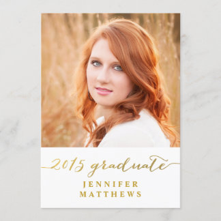 Invitación a la fiesta de graduación fotográfica G