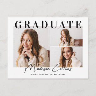 Invitación a la fiesta de graduación fotográfica M