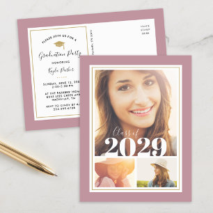 Invitación a la fiesta de graduación fotográfica M