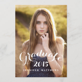 Invitación a la fiesta de graduación fotográfica S