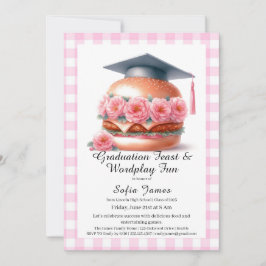 Invitación a la fiesta de graduación Grill and Chi