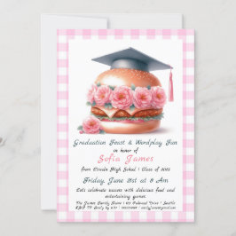 Invitación a la fiesta de graduación Grill & Chill