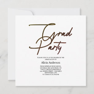Invitación a la Fiesta de Graduación Hathama Scr