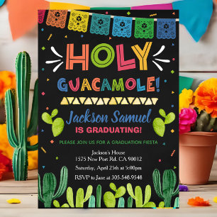 Invitación a la Fiesta de Graduación Holy Guacamol