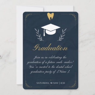 Invitación a la fiesta de graduación: honrando a u