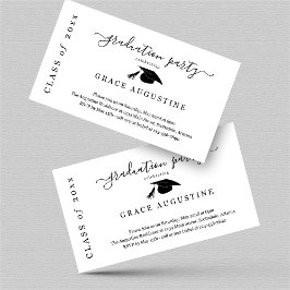 Invitación a la fiesta de graduación Insertar