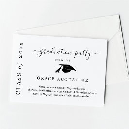 Invitación a la fiesta de graduación Insertar