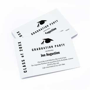 Invitación a la fiesta de graduación Insertar