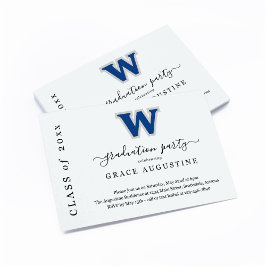 Invitación a la fiesta de graduación Insertar logo