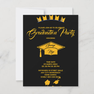 Invitación a la fiesta de graduación, Invitación d