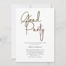 Invitación a la Fiesta de Graduación | Laga Font M