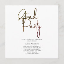 Invitación a la Fiesta de Graduación | Laga Font M
