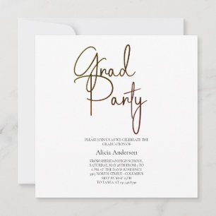 Invitación a la Fiesta de Graduación Laga Font M