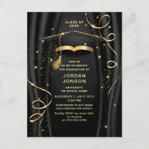 Invitación a la fiesta de graduación moderna de co
