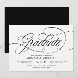 Invitación a la fiesta de graduación musical