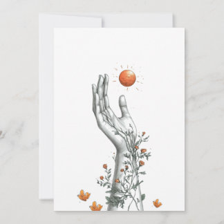 invitación a la fiesta de graduación naranja