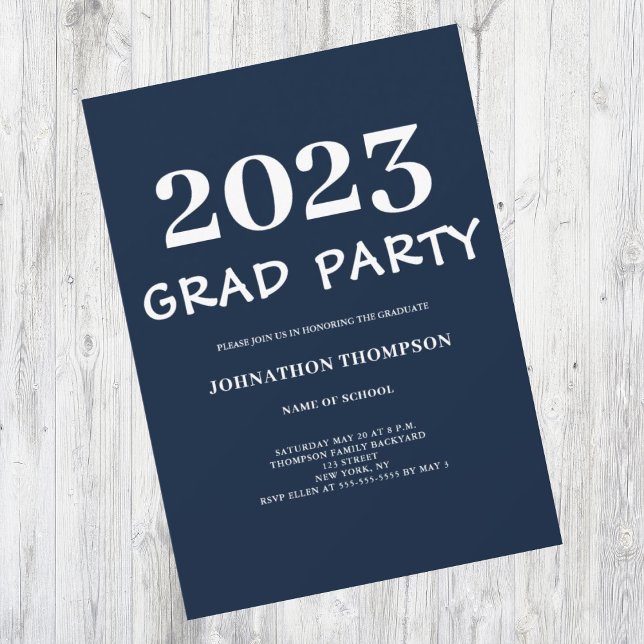 Invitación a la fiesta de graduación naval (Subido por el creador)