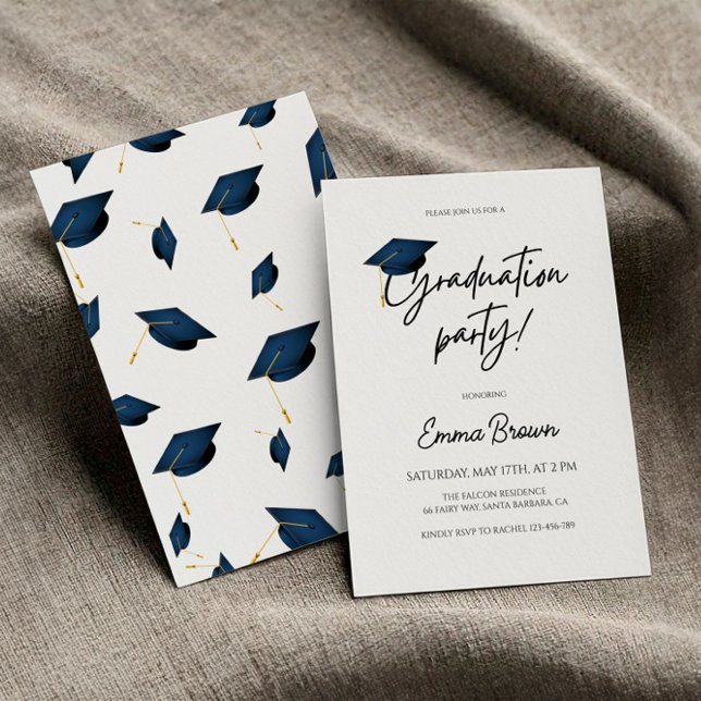 Invitación A La Fiesta De Graduación, Tarjeta De C (Subido por el creador)