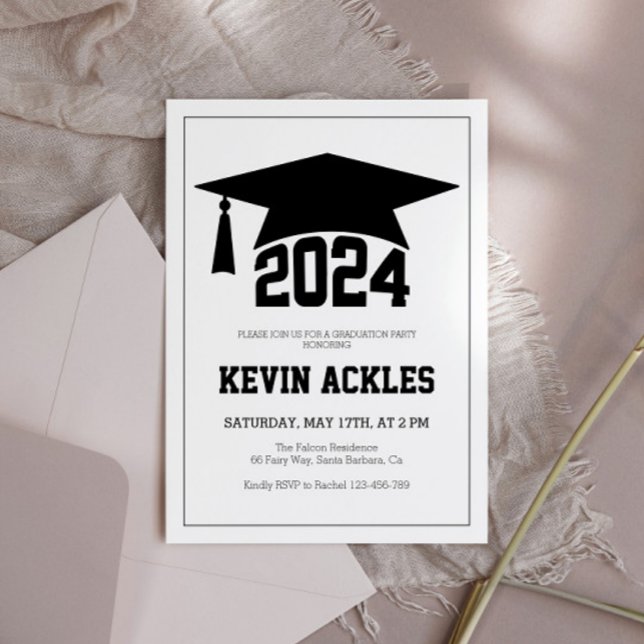 Invitación a la fiesta de graduados para niños, gr (Subido por el creador)