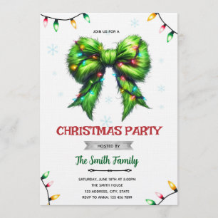 Invitación a la fiesta de Grinchmas