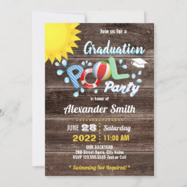 Invitación a la fiesta de grupo de graduación infa