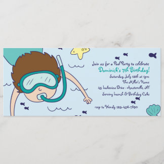 Invitación a la fiesta de grupo de niños de Snorke