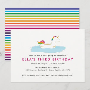 Invitación a la fiesta de grupo flotante de Unicor