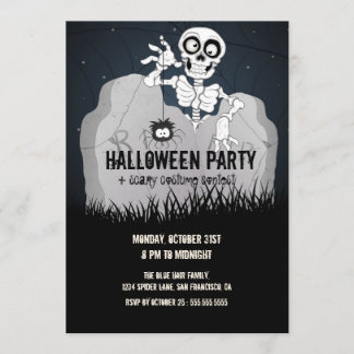 Invitación a la fiesta de Halloween
