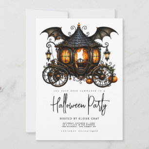 Invitación a la fiesta de Halloween