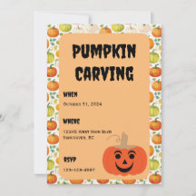 Invitación a la fiesta de Halloween