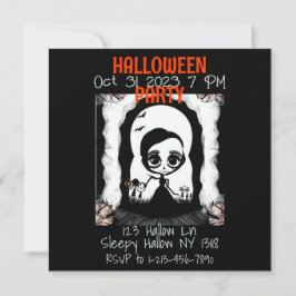 Invitación a la fiesta de Halloween